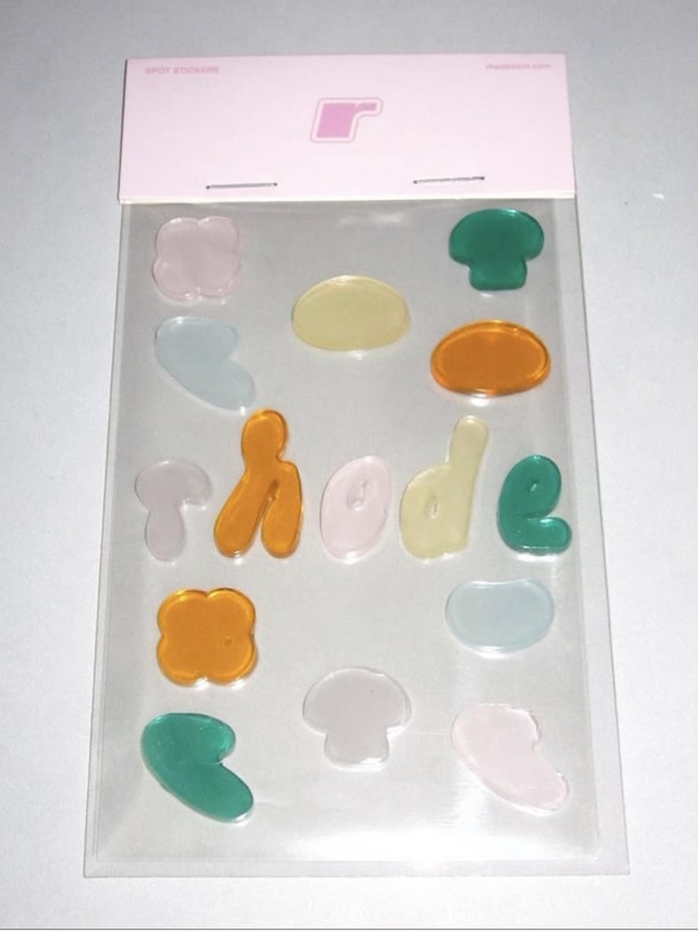 RHODE spot stickers, designed for decorating windows, mirrors, or cars rare NWT